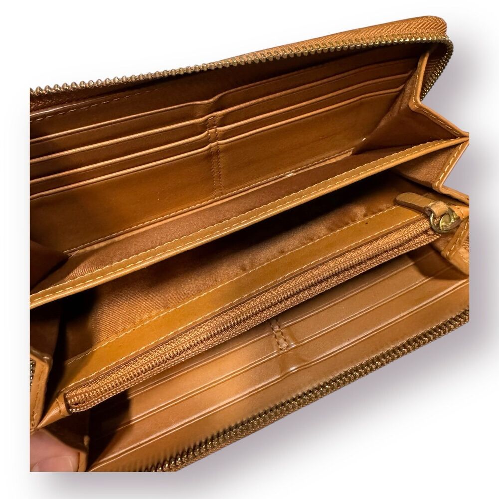 Coach Madison Accordion Wallet Leather Clutch Vintage - Picture 5 of 5